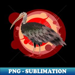 Giant Ibis - Instant PNG Sublimation Download - Fashionable and Fearless