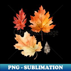 the leaves on the trees are changing color signaling the end of summer - unique sublimation png download - unleash your creativity