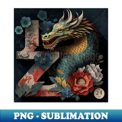 Chinese New Year the Year of the Dragon 2024 - Exclusive PNG Sublimation Download - Transform Your Sublimation Creations