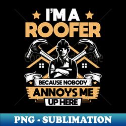 Roofer Roofing Slater Roof Tiler Thatcher - Vintage Sublimation PNG Download - Revolutionize Your Designs
