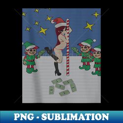 Funny Santa Stripper Pole Dance Ugly Christmas er s - High-Quality PNG Sublimation Download - Fashionable and Fearless
