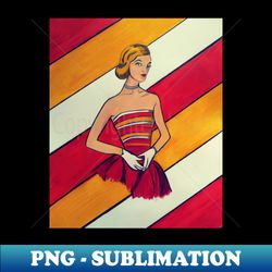 Vintage Sewing Dress Pattern - Instant Sublimation Digital Download - Create with Confidence