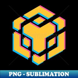 Binance Glitch - Premium Sublimation Digital Download - Instantly Transform Your Sublimation Projects