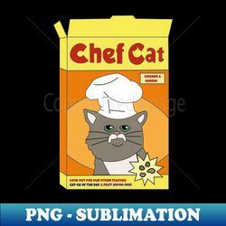Chef Cat - Instant PNG Sublimation Download - Perfect for Sublimation Mastery