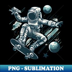 Galactic Skater 6 - PNG Transparent Sublimation File - Perfect for Creative Projects
