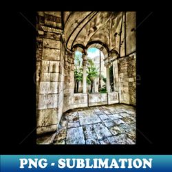 The Hidden Archway - Retro PNG Sublimation Digital Download - Spice Up Your Sublimation Projects