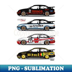 Sierra RS Cosworth - Digital Sublimation Download File - Unleash Your Inner Rebellion