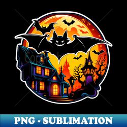 Happy Halloween Black Bat - Exclusive Sublimation Digital File - Defying the Norms