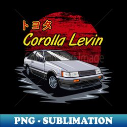 AE86 Corolla Levin - Elegant Sublimation PNG Download - Unleash Your Creativity