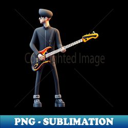 Guitar Dude 03 - Digital Sublimation Download File - Perfect for Sublimation Art