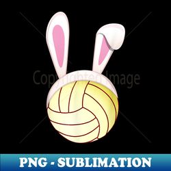 volleyball easter bunny ears rabbit spring holiday player - high-resolution png sublimation file - bold & eye-catching
