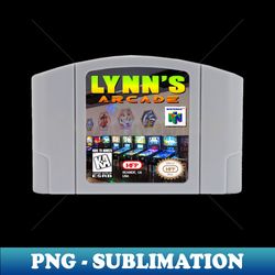 Lynns 64 - Elegant Sublimation PNG Download - Vibrant and Eye-Catching Typography