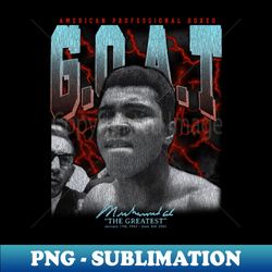 Bootleg Muhammad Ali - PNG Transparent Digital Download File for Sublimation - Bold & Eye-catching