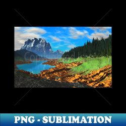 Northern Solitude - High-Resolution PNG Sublimation File - Transform Your Sublimation Creations
