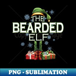 bearded elf christmas funny cute xmas - premium sublimation digital download - stunning sublimation graphics