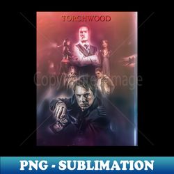 Torchwood - Digital Sublimation Download File - Vibrant and Eye-Catching Typography
