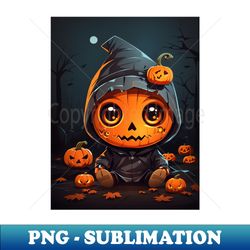 Cute Halloween Jack-O-Lantern - Instant Sublimation Digital Download - Transform Your Sublimation Creations