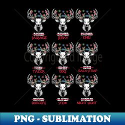 Funny Christmas Deer Bow Hunting Santa Hunter - Exclusive PNG Sublimation Download - Bold & Eye-catching