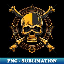 Jolly Roger Pirate Skull  Bones - Embrace the Pirate Spirit - High-Resolution PNG Sublimation File - Defying the Norms