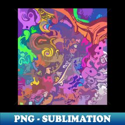 Colorful Edition - Modern Sublimation PNG File - Fashionable and Fearless