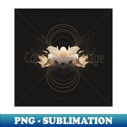 galaxy flowers - signature sublimation png file - enhance your apparel with stunning detail