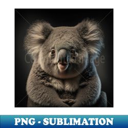 Chunky Koala - Elegant Sublimation PNG Download - Perfect for Sublimation Mastery