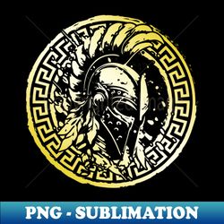 spartan helmet gladiator gold symbol mma martial arts gym sparta mythology training motivation boxing spartans - creative sublimation png download - boost your success with this inspirational png download