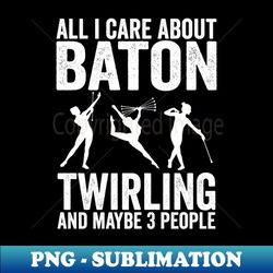 Baton Twirling and 3 people - Elegant Sublimation PNG Download - Perfect for Personalization