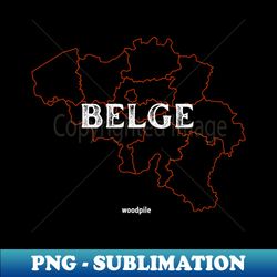 Belgian - Signature Sublimation PNG File - Perfect for Sublimation Art