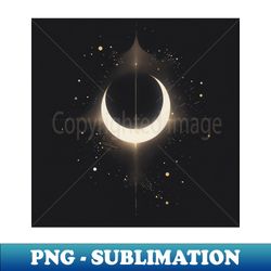 galaxy moon - png transparent sublimation file - defying the norms
