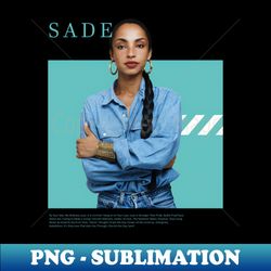 Sade Adu - Elegant Sublimation PNG Download - Fashionable and Fearless