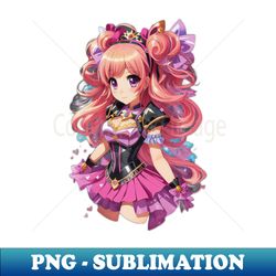 zodiac alchemy transcendent ai anime character art in cancer - sublimation-ready png file - unlock vibrant sublimation designs