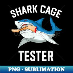 Shark cage Tester Leg Amputee Wheelchair leg amputation - Premium PNG Sublimation File - Transform Your Sublimation Creations
