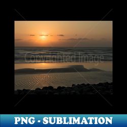 Sunset Seascape - Photography - Instant Sublimation Digital Download - Capture Imagination with Every Detail