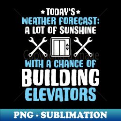 Elevator Mechanic Elevator Installer - Exclusive Sublimation Digital File - Capture Imagination with Every Detail