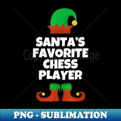 santa's favorite chess player funny christmas hat - png transparent sublimation design - transform your sublimation creations
