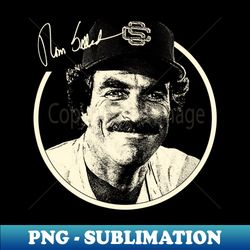 Tom Selleck - High-Resolution PNG Sublimation File - Spice Up Your Sublimation Projects