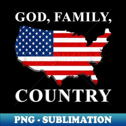 God Family Country US Flag Jesus Christ Holy Bible Prayer - Exclusive Sublimation Digital File - Perfect for Sublimation Art