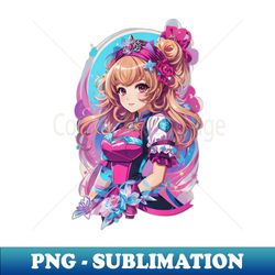 zodiac secrets mysterious ai anime character art in cancer - sublimation-ready png file - create with confidence