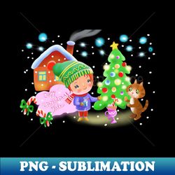 Cosy Christmas tale - Premium Sublimation Digital Download - Perfect for Sublimation Mastery