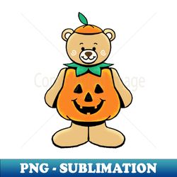 pumpkin bear - decorative sublimation png file - bold & eye-catching