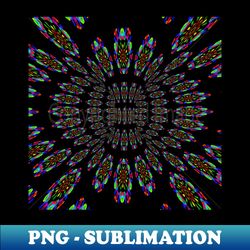 Neon Rainbow - Toroidal View - Aesthetic Sublimation Digital File - Perfect for Creative Projects