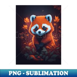 Cute Red Panda Sticker - Cool Animal - Decorative Sublimation PNG File - Unlock Vibrant Sublimation Designs