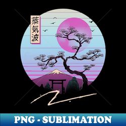 Kyoto wave - Modern Sublimation PNG File - Transform Your Sublimation Creations