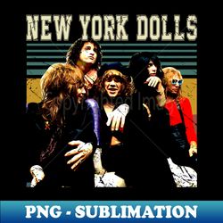 New York Dolls Groove Dancing To Their Own Beat - Instant PNG Sublimation Download - Fashionable and Fearless