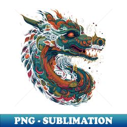 Unleash the Power of the Zodiac Dragon - Signature Sublimation PNG File - Spice Up Your Sublimation Projects