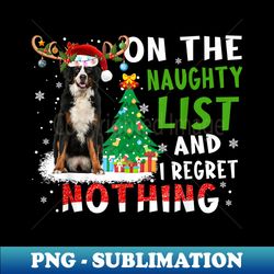Funny Bernese Mountain Dog Costume for Christmas Holiday - Premium PNG Sublimation File - Bring Your Designs to Life