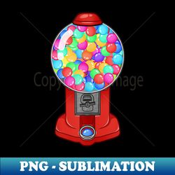 funny gumball machine halloween gum dispenser easy costume - sublimation-ready png file - perfect for creative projects