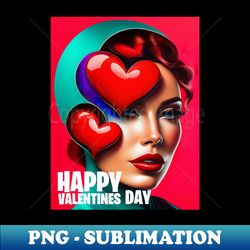 women hearts valentines day - Special Edition Sublimation PNG File - Fashionable and Fearless