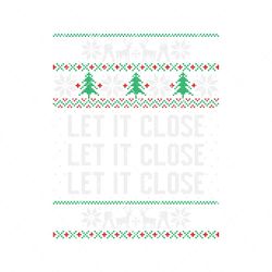 Real Estate Christmas Let It Close SVG Cutting Digital File